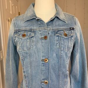 Lucky Brand Women's Dixie Denim Jacket Button Down Size S